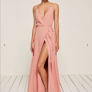Reformation Calalily Dress in pink